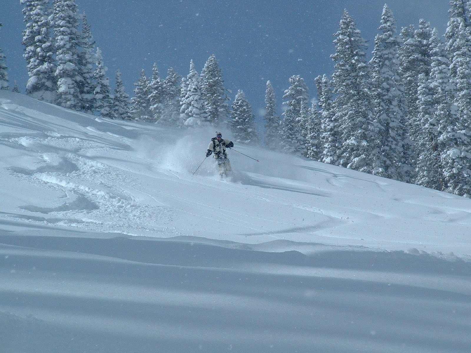 skiing